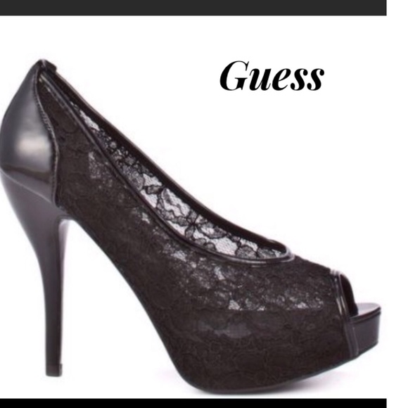 Guess Shoes - Guess lace heels 7.5
